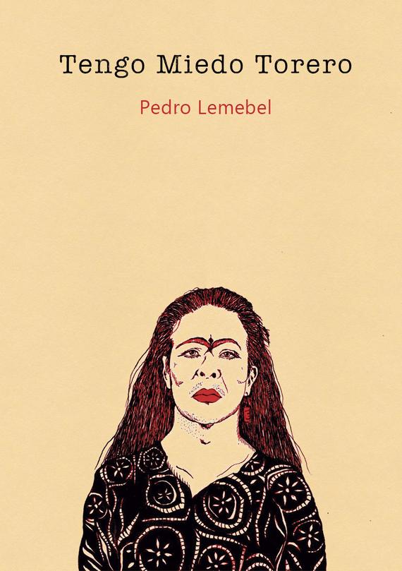 Dibujo digital del rostro de Pedro Lemebel